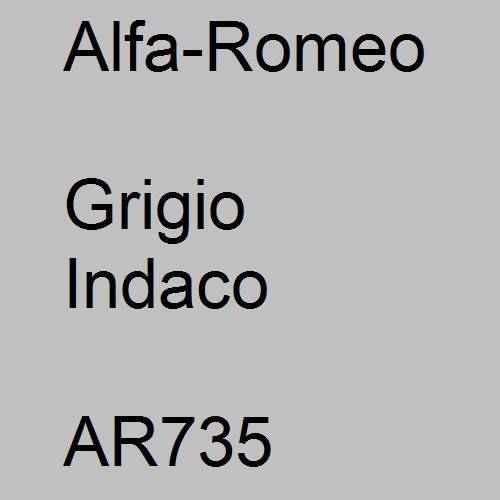 Alfa-Romeo, Grigio Indaco, AR735.